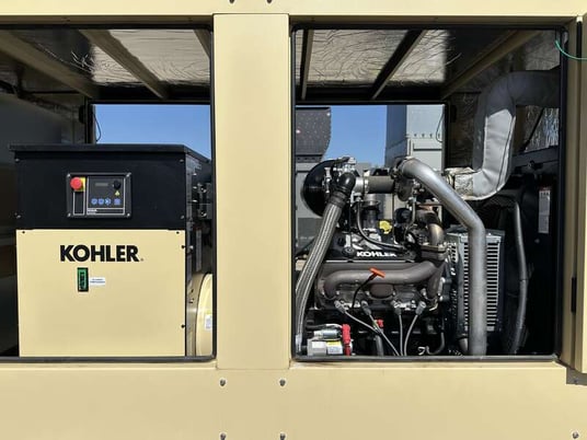 80 KW Kohler #KG80, Natural gas / propane generator set, 277/480 Volts, 83 hours, 126 HP @ 1800 RPM - Image 4