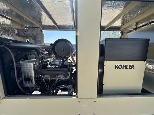 80 KW Kohler #KG80, Natural gas / propane generator set, 277/480 Volts, 83 hours, 126 HP @ 1800 RPM - Image 6