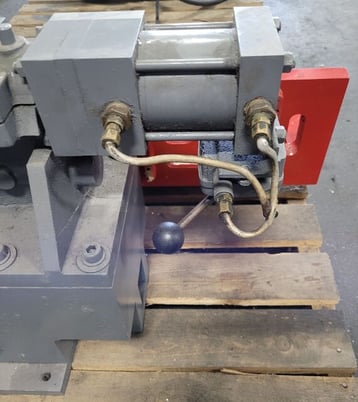 16" SMW #RT-400V, 4-Axis rotary table w/ tailstock & Steady Rest - Image 9