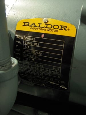 75 HP @ 345 RPM, Philadelphia gear reducer #F4/F5, 1.5 sf, 1.00 -1.1-18 ratio - Image 10