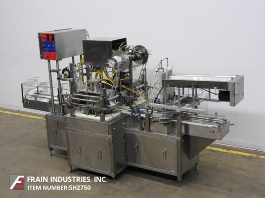 Autoprod / Oystar #SLH, capper over lidder, Stainless steel, automatic inline, dual lane roll stock heat - Image 1