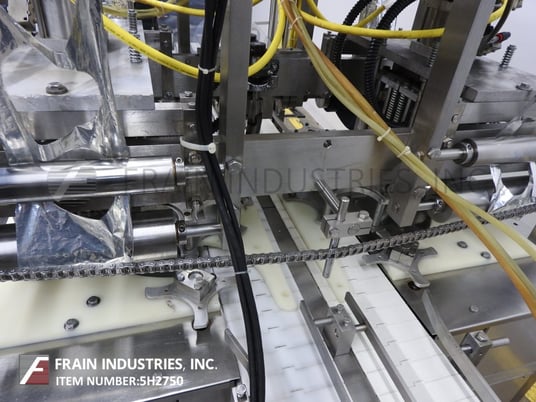 Autoprod / Oystar #SLH, capper over lidder, Stainless steel, automatic inline, dual lane roll stock heat - Image 2