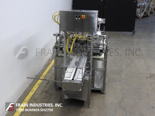 Autoprod / Oystar #SLH, capper over lidder, Stainless steel, automatic inline, dual lane roll stock heat - Image 4