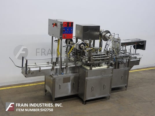 Autoprod / Oystar #SLH, capper over lidder, Stainless steel, automatic inline, dual lane roll stock heat - Image 5