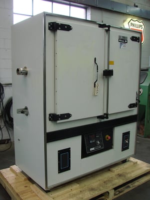 48" width x 36" H x 24" L Blue M TPS #DC-1406-G-ST350, stainless interior, horiz-air, 480 V., 24 KW, 662&deg;F - Image 1