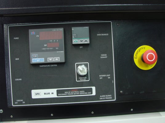 48" width x 36" H x 24" L Blue M TPS #DC-1406-G-ST350, stainless interior, horiz-air, 480 V., 24 KW, 662&deg;F - Image 5