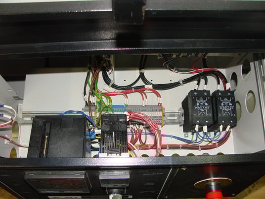 48" width x 36" H x 24" L Blue M TPS #DC-1406-G-ST350, stainless interior, horiz-air, 480 V., 24 KW, 662&deg;F - Image 6