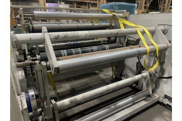 Comexi, turret rewind with slicing, 58" wide, 32" diameter, 1100 FPM, 2003 - Image 2