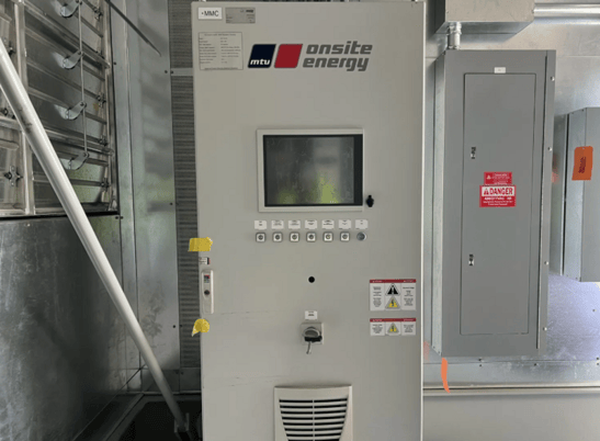 1550 KW Mtu #16V4000GS, Natural gas standby generator,weather protected enclosure / sound attenuated - Image 3