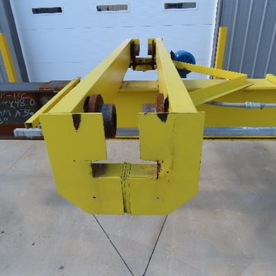 1 Ton, PWI, Underhung Bridge Crane, w/Powered End Trucks, 50' Span, 56' Extended Travel, 50' runway beam - Image 2