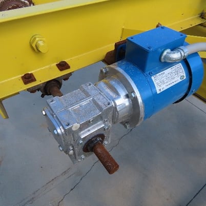 1 Ton, PWI, Underhung Bridge Crane, w/Powered End Trucks, 50' Span, 56' Extended Travel, 50' runway beam - Image 7