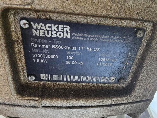 Wacker Neuson #BS60-2i, rammer, 1 cylinder - Image 8