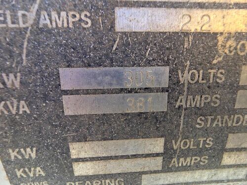 305 KW Caterpillar #3406C, diesel generator set, 240/480 Volts, 3-phase - Image 8
