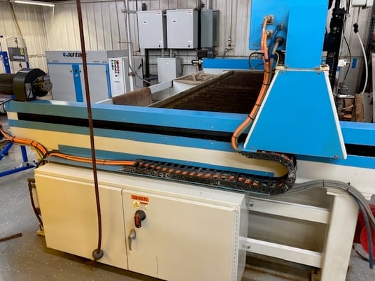Jet Edge #MR513, CNC waterjet, 5' x 13' table, 50 HP, 55000 psi, Beckoff Control, 55-50C Jet Edge intensifier - Image 3
