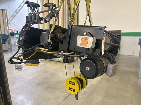 3 Ton, Yale #WA3M, overhead electric wire rope hoist, Flex 4EX receiver, 2015 - Image 1