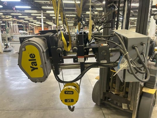 3 Ton, Yale #WA3M, overhead electric wire rope hoist, Flex 4EX receiver, 2015 - Image 3