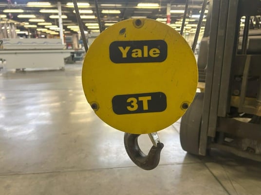 3 Ton, Yale #WA3M, overhead electric wire rope hoist, Flex 4EX receiver, 2015 - Image 4
