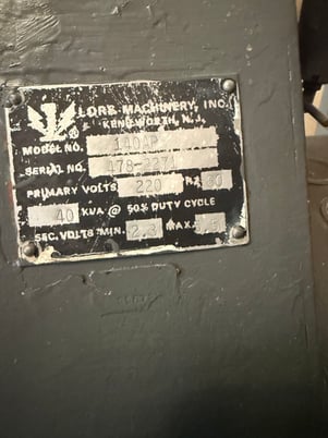 40 KVA Lors Machinery #140AP, spot press type welder - Image 4