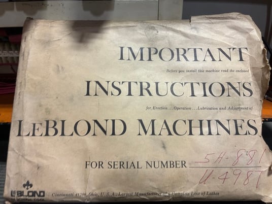 LeBlond lathe - Image 6