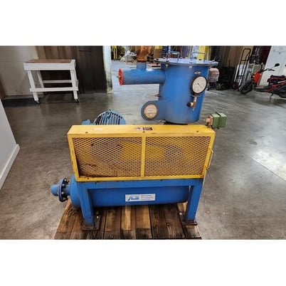 348 cfm, Howden #47-URAI-L, rotary lobe positve displacement blower, 15 HP, 15" HgV - Image 4