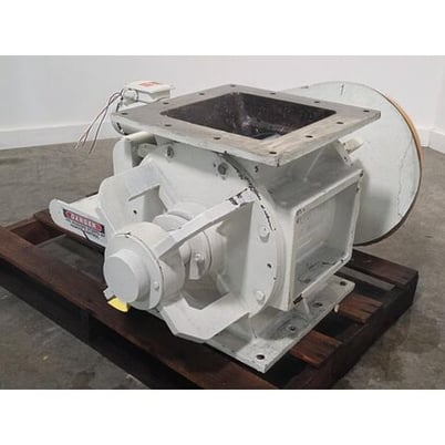12" x 12" WM. width Meyer & Sons Inc. #12x12-HDX-Square, rotary airlock valve, 1 HP, 18.25" flange-to-flange - Image 2