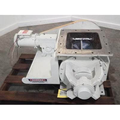 12" x 12" WM. width Meyer & Sons Inc. #12x12-HDX-Square, rotary airlock valve, 1 HP, 18.25" flange-to-flange - Image 3