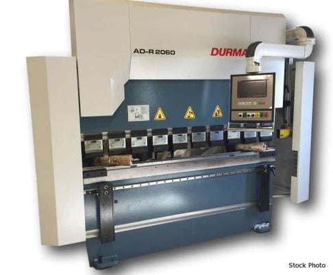 66 Ton, Durma #AD-R-2060, CNC Hydraulic Press Brake, 6' 8" overall, 66" between housing, 6.2" stroke, 15.7" - Image 1