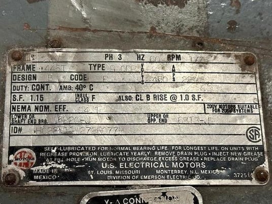 14" x 28" Battenfeld Gloucester #1428HD, granulator, 200 HP, 3 knife rotor, 1994 - Image 7