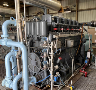 1200 HP @ 1200 RPM, Superior #2406G, 6 Cylinder Natural Gas Engine - Image 4