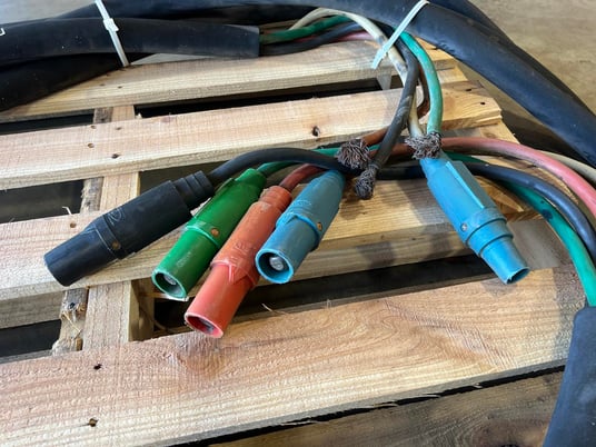 40' 4 Conductor electric cable, Royal Electric, with Camlock connectors, 2000 - Image 2