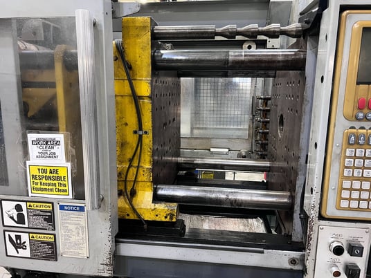 120 Ton, 8 oz., Van Dorn #120-HT-8F, horizontal injection molding machine, 17" x17" tie bar spacing, 19" DL - Image 5