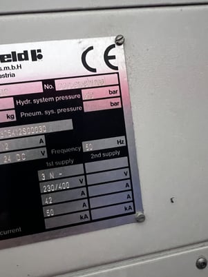 Battenfield #BA-250/50-CDC, horizontal injection molding machine, 11" x10.5" tie bar spacing, 1998 - Image 6