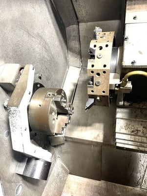 Haas #SL-20T, cnc lathe, 23" swing, 10.3" diameter x 20" L max, 8" chuck, 2" bar, 3" bore, 20 HP, 4k RPM, 10 - Image 2