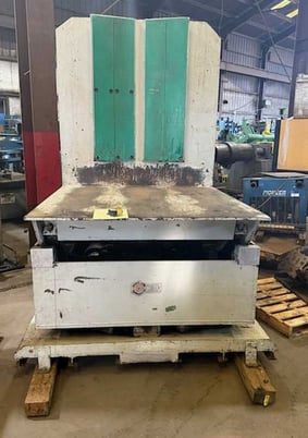 20000 lb. Gifford Hill, rotating coil upender, 60" v-deck, 72" OD, 42" passline, horizontal rotating base - Image 1