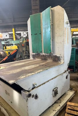 20000 lb. Gifford Hill, rotating coil upender, 60" v-deck, 72" OD, 42" passline, horizontal rotating base - Image 5