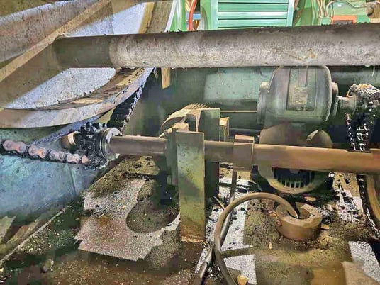 20000 lb. Gifford Hill, rotating coil upender, 60" v-deck, 72" OD, 42" passline, horizontal rotating base - Image 8