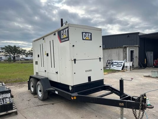 90 KW Caterpillar #APS100, Mobile Power Module, 121 HP, C4.4 Engine, Multi Voltage, sound attenuated - Image 1