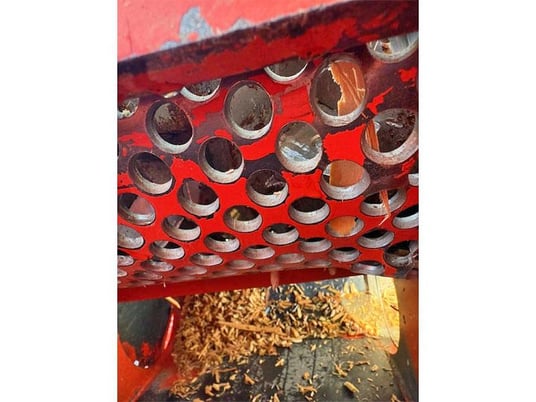 Weima #WLH 400, horizontal low-speed wood grinder, 16' vibratory infeed conveyor, 30 HP, 14.5" diameter rotor - Image 7