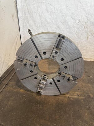 36" 4-jaw Hollow Spindle Lathe Chuck, 12" thru hole - Image 2