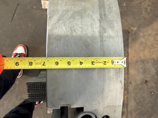 36" 4-jaw Hollow Spindle Lathe Chuck, 12" thru hole - Image 5