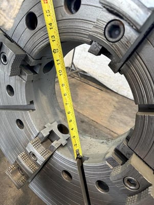 36" 4-jaw Hollow Spindle Lathe Chuck, 12" thru hole - Image 6