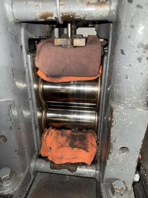 4" x 6" Standard Machinery, 2-HI rolling mills, 1" roll adj., 40" passline, 15 HP, jog switch - Image 6