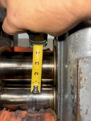 4" x 6" Standard Machinery, 2-HI rolling mills, 1" roll adj., 40" passline, 15 HP, jog switch - Image 9