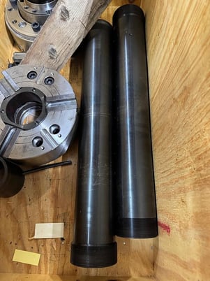 12" TonFou #TF3X-12A8, high-speed wedge type through hole power chuck, 3-jaw, A2-8, 4.33" hole - Image 4
