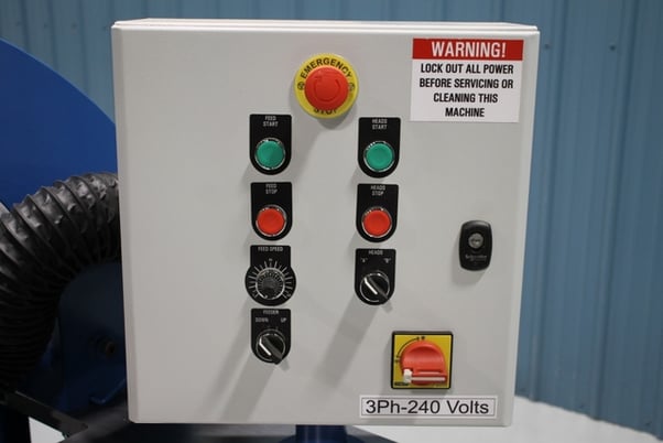 Circle T Manufacturing #LM-116, Single-Spindle Miter Machine, Tilting Lock, 5 HP, 1-1/4" diameter spindle - Image 2