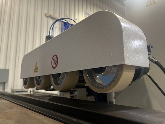 Friulmac #Dualfeed-2.5, Automatic Double Crosscut saw & Moulder Feeder, 5.36 HP, 3750 RPM, 1000 CFM, spindle - Image 4