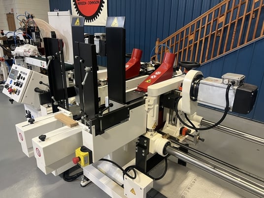 Friulmac #Dualfeed-2.5, Automatic Double Crosscut saw & Moulder Feeder, 5.36 HP, 3750 RPM, 1000 CFM, spindle - Image 6