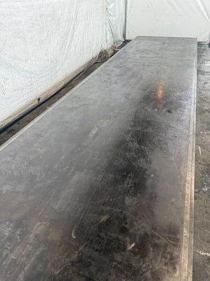 288" x 72" x 12" Cast Iron Layout Table - Image 6