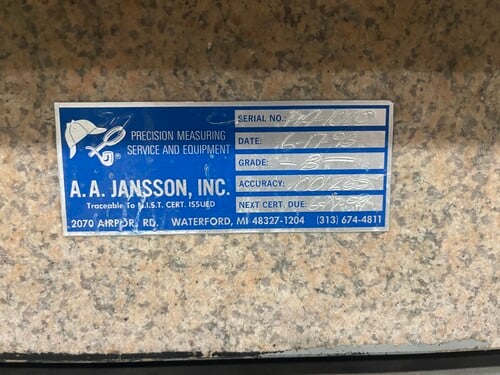 48" x 96" x 11.5" Pink granite Surface Combustion plate - Image 2