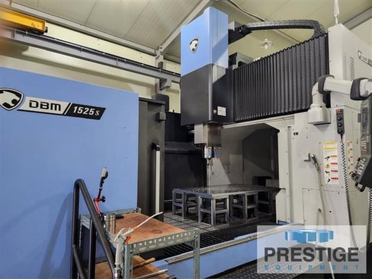 Daewoo Doosan #DBM-1525S, Double Column vertical machining center, 110" X, 53" Y, Fanuc 31i, 40 automatic - Image 2